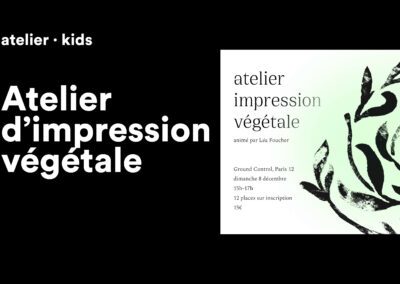 Atelier d’impression végétale